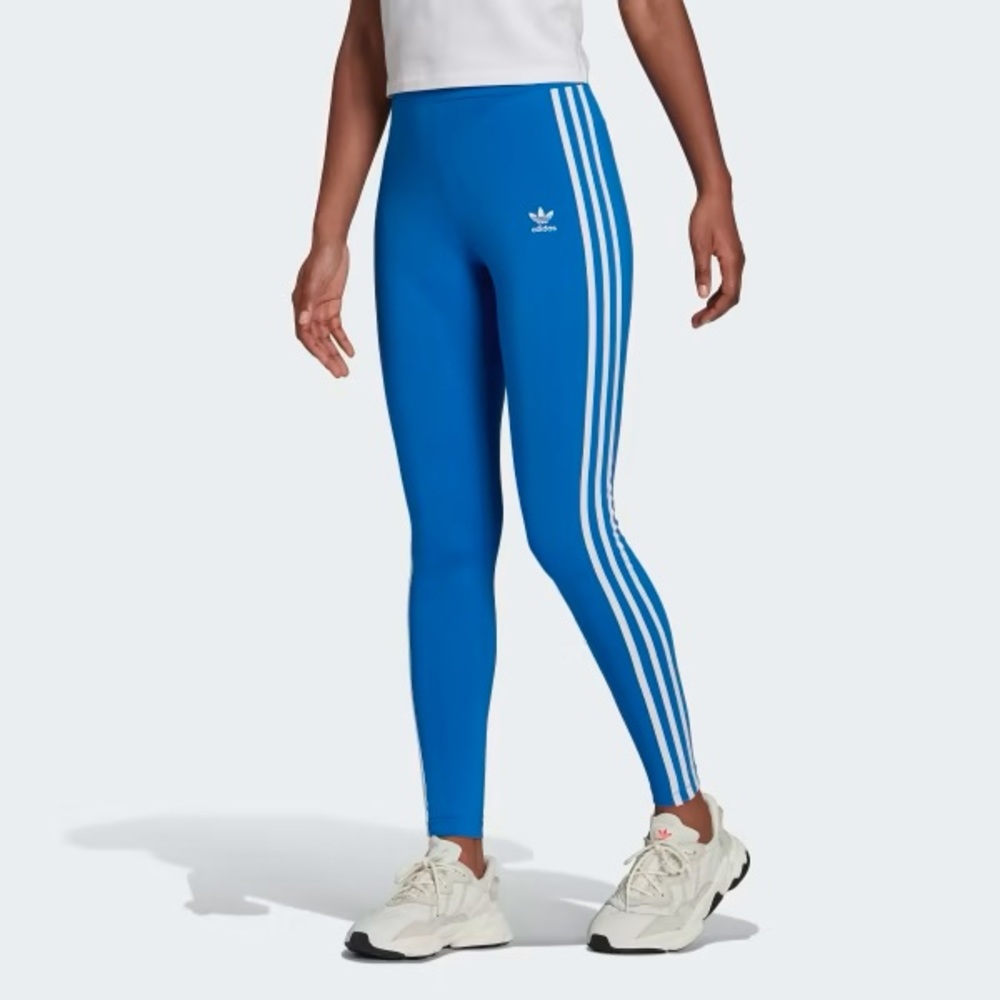 Adidas blue leggings sz M NWT